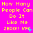 Bright pink background with yellow pixelated text repeating 'How Many People Can Do It Like Me ZERO!! UFC' in a pattern, with small cyan and blue pixel artifacts