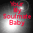 A 4-frame animated contact sheet showing red text "Your My Soulmate Baby" on a gray gradient background with subtle light effects, each frame displaying the same static composition.