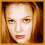 six pixelated showing a woman's face with varying cropping and text overlays, including the name 'Katie' in one
