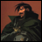 Pixelated character with dark hair and green cloak against brown background, next to black with white text 'AnimeIM' and 'com'