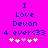 Pixelated text on bright pink background with blue letters and white/pink hearts, showing two animation states.