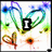 Animated icon with heart-shaped floral design and changing text: 'I', 'Love', 'Asa' displayed sequentially.