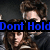 A four- shows a pixelated image of two people with text overlays changing