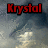 A static image with red text reading Krystal, Loves, and Casey over a cloudy sky background.