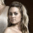 A pixelated image of a woman with light brown hair and dark eyes, overlaid with purple text reading "Like Everyone and Trust No One" on white background sections.
