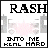 Pixelated text and background elements in a with partial words like RASH, CRAS, and HARD visible across frames
