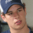 A pixelated image shows a person wearing a blue cap with white text, next to black background with white pixelated text reading "save a zamboni... ride a hockey player.".