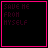 Pixelated text in bright pink on black background with pink border, displaying 'SAVE ME FROM MYSELF' and 'SAVE ME FROM THIS HELL' in