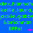 Blue background with green text repeating names and "BFFs!" in pink, featuring animated star-like symbols that change position across frames.