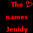 Red pixelated text and a heart symbol on black background, with one version showing an orange heart icon.
