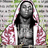 A person in a red and white patterned hooded jacket with a black chest, standing against a blurred green and gray background.
