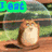 A pixelated cartoon animal stands under a mushroom-shaped structure with text overlays changing across frames.