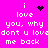 Pixelated text on bright pink background with animated heart and star symbols replacing static dots.