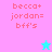 Pixelated text 'becca+ jordan= bff's' on pink and cyan backgrounds with a star icon changing color.