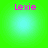Four identical display 'Lexie' text above a cyan circle on a green background, with no visible animation changes