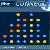 A grid of small square icons arranged in rows and columns on a dark blue background with a light blue header bar.