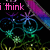 Pixelated text fragments and abstract shapes on a black background with purple, blue, green, and yellow elements.
