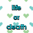 Pixelated text and heart symbols on a white background with a gray rectangle overlay.