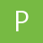 Green square background with a large white capital letter P centered in the middle.