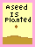 Animated sequence showing a seed planted in soil, growing into a flower with purple petals under a yellow sky with clouds and rain.