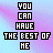 Animated contact sheet of six frames showing a text-based icon with changing letter colors on a gradient background.