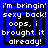 Blue and black pixelated animation with white text reading "i'm bringin' sexy back! oops, i brought it already!" in four showing nested square outlines
