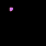 Pixelated abstract shapes in cyan, purple, orange, and brown on black background with gray corner, no text or recognizable figures.