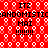 Red background with white circular patterns, black text reading ITZ RANDOMISTIC MAI !!!! repeated in two