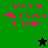Green and black pixelated background with pink text reading 'When you wish upon a star!' and two distinct star icons in different positions.