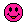 Six pixelated smiley faces in a , each with distinct colors and black outlines on gray background