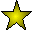 Four yellow star icons with black outlines arranged in a on gray background, each star rotated differently