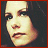 A 48x48 pixel animated contact sheet showing three frames of a Cindy Alexander fan icon with red border, featuring close-up portraits and vertical text "Read" on beige background.