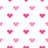 Pixelated pink hearts on white background with red text reading 'i love u nate' in vertical alignment.