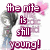Pixelated anime-style character with gray hair and blue pants appears in four distinct text-and-symbol arrangements across a white background.