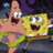 Pixelated cartoon characters with exaggerated expressions on a blue background, featuring yellow text and symbols.