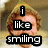 A four- shows a person with light brown hair and a white shirt, with text overlays changing across to form a phrase