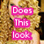 A four- shows a person with curly blonde hair in pink text overlays: 'Does This look', 'Like A Grammy', and 'WINNER!!!!!'