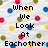 Pixelated text on a polka-dot background with partial gray overlay.