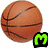 A static image featuring a basketball, microphone, musical notes, and a hoop with text "M.I.C.!!" in orange.