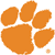 Orange paw print with five rounded pads on a white background, rendered in pixelated style with slight anti-aliasing.