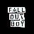 Animated contact sheet showing sequential frames of a Fall Out Boy-themed buddy icon with text and band member imagery transitioning from solid text to group photo.