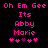 Pixelated pink text on black background with four heart symbols, showing identical content