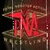 A pixelated static image shows a red stylized 'N' with a white outline against a dark brown background, with faint green and white elements below.