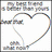 A pixelated heart outline with purple text inside, showing a static frame and an animated frame with additional text.