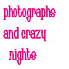 Pink text on white background arranged in three with phrases about friendship and personal preferences