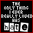 A 4x4 contact sheet of animated frames showing a text-based icon with changing letter colors and slight variations in the phrase "THE ONLY THING I EVER REALLY LOVED HAS" above the word "hate" on black backgrounds with red borders.