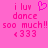 Pixelated pink text and symbols on a solid pink background, with one version featuring a heart symbol replacing the 'u' in 'luv'.