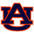 Pixelated logo featuring large interlocking letters A and U with orange outlines and dark blue fill on white background.