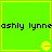 Green background with yellow border, black text reading 'ashly lynn' repeated horizontally across two , four pixelated yellow Pac-Man icons positioned below the text in each quadrant