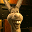 Pixelated 48x48 animated buddy icon featuring a donkey character from Shrek 2 on the left and green text 'Original Icons .com' on a dark background, displayed as a contact sheet with two frames.